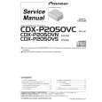 PIONEER CDX-P2050VSX1N Manual de Servicio