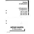 ARTHUR MARTIN ELECTROLUX AR3410W Manual de Usuario