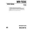 SONY WMFX355 Manual de Servicio