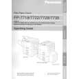 PANASONIC FP7722 Manual de Usuario