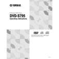 YAMAHA DVD-S795 Manual de Usuario
