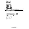 AKAI CD-73 Manual de Usuario