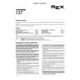 REX-ELECTROLUX FI160FR Manual de Usuario