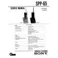 SONY SPP65 Manual de Servicio