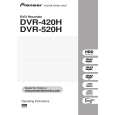 PIONEER DVR-520H-S/KUXU/CA Manual de Usuario