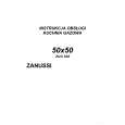 ZANUSSI ZCG530 Manual de Usuario