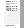 PIONEER VSX-815-K/SPWXJ Manual de Usuario