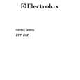 ELECTROLUX EFP632 Manual de Usuario ELECTROLUX EFP632 Manual de Usuario