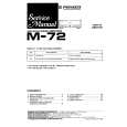 PIONEER M-72 Manual de Servicio