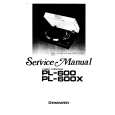 PIONEER PL-600X Manual de Servicio