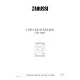ZANUSSI ZTI1029 Manual de Usuario