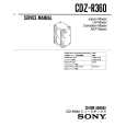 SONY CDZ-R360 Manual de Servicio