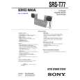 SONY SRST77 Manual de Servicio