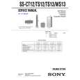 SONY SSWS13 Manual de Servicio