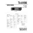 SONY TA-AV590 Manual de Servicio