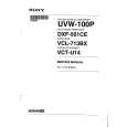 SONY UVW-100P VOLUME 2 Manual de Servicio