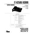 SONY IT-A2500 Manual de Servicio