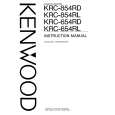 KENWOOD KRC-854RD Manual de Usuario