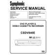 SYMPHONIC CSDV840E Manual de Servicio