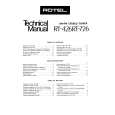 ROTEL RT-426RT-726 Manual de Servicio