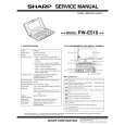 SHARP PW-E510 Manual de Servicio