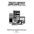 TRICITY BENDIX DH100 Manual de Usuario