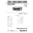 SONY CDX-L550V Manual de Servicio