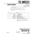 SONY TC-WR531 Manual de Servicio