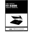 CEC CHUO DENKI BD-3200 Manual de Servicio