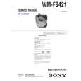 SONY WMFS421 Manual de Servicio