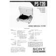 SONY PS-T20 Manual de Servicio