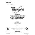 WHIRLPOOL SF376PEWW0 Catálogo de piezas