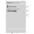 PIONEER FH-P4100R Manual de Usuario