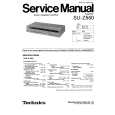 TECHNICS SU-Z550 Manual de Servicio