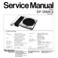 TECHNICS SP10MKII Manual de Servicio