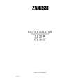 ZANUSSI ZL25W Manual de Usuario