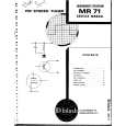 MCINTOSH MR71 Manual de Servicio