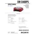 SONY XMD400P5 Manual de Servicio