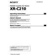 SONY XR-C210 Manual de Usuario