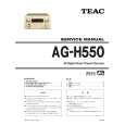 TEAC AG-H550 Manual de Servicio