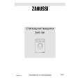 ZANUSSI ZWD381 Manual de Usuario