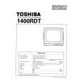 TOSHIBA 1400RDT Manual de Servicio