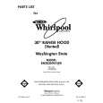 WHIRLPOOL RH2030WXW0 Catálogo de piezas
