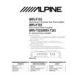ALPINE MRVF303 Manual de Usuario
