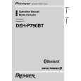 PIONEER DEH-P790BT/XN/UC Manual de Usuario
