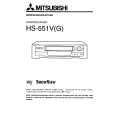 MITSUBISHI HS-551V Manual de Usuario