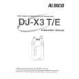ALINCO DJ-X3E Manual de Usuario