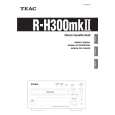 TEAC RH300MK2 Manual de Usuario