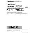 PIONEER KEH-P7035/XN/ES Manual de Servicio