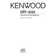 KENWOOD DPF-3030 Manual de Usuario